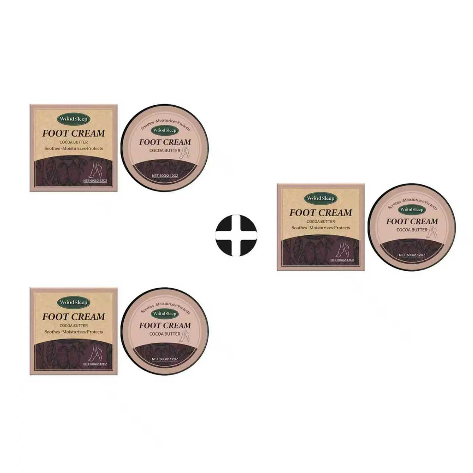 WOODSLEEP Exfoliating Foot Cream – Intensive Moisturiser 60g