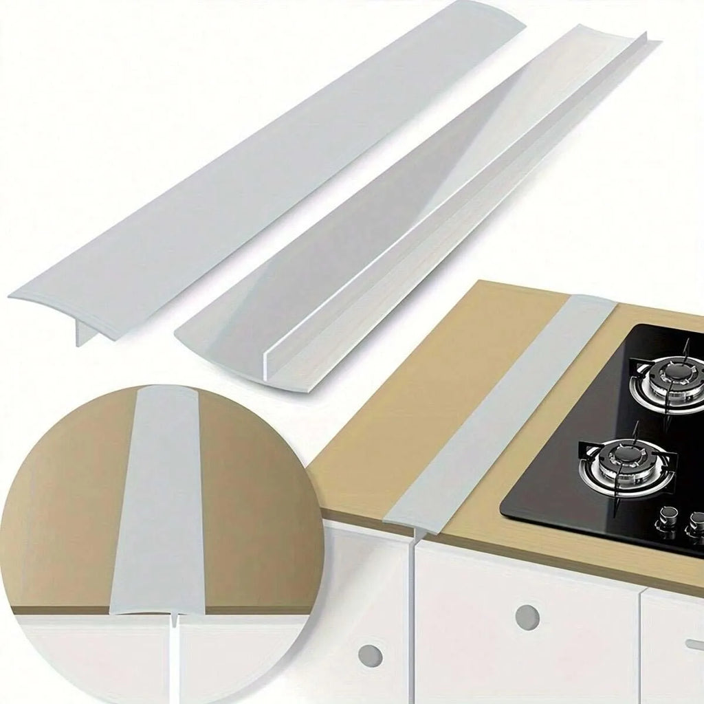 Silicone Gap Strip, Kitchen Gas Stove Sealing Strip, Kitchen Anti-Oil Anti-Stain Strip, Silicone Seal Insert Strip Oasis Select