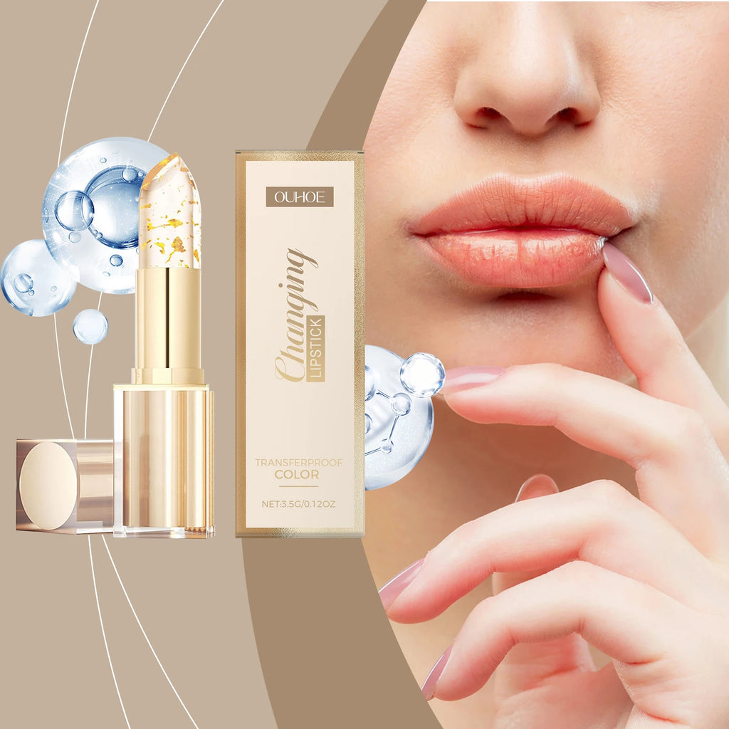 Transferproof Color Changing Lipstick Moisturizing Repairing Deep Nourishment Plumping Jelly Transparente Long Lasting Lip Balm Oasis Select