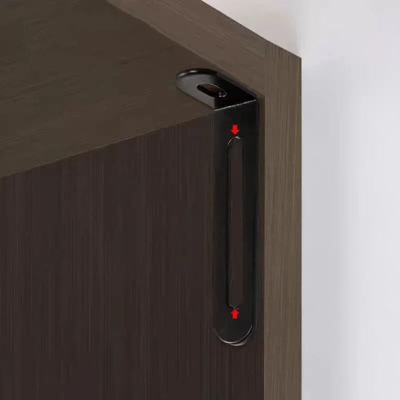 Adjustable Corner Code Long Hole Double Head 90 Degree Right Angle Fastener Connector L-shaped Bracket Angle Iron Oasis Select
