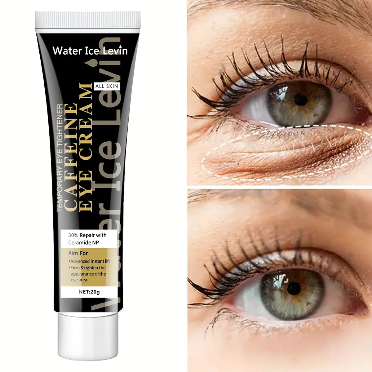 Caffeine Eye Cream – Dark Circles, Fine Lines & Firming Eye Serum Cream Oasis Select