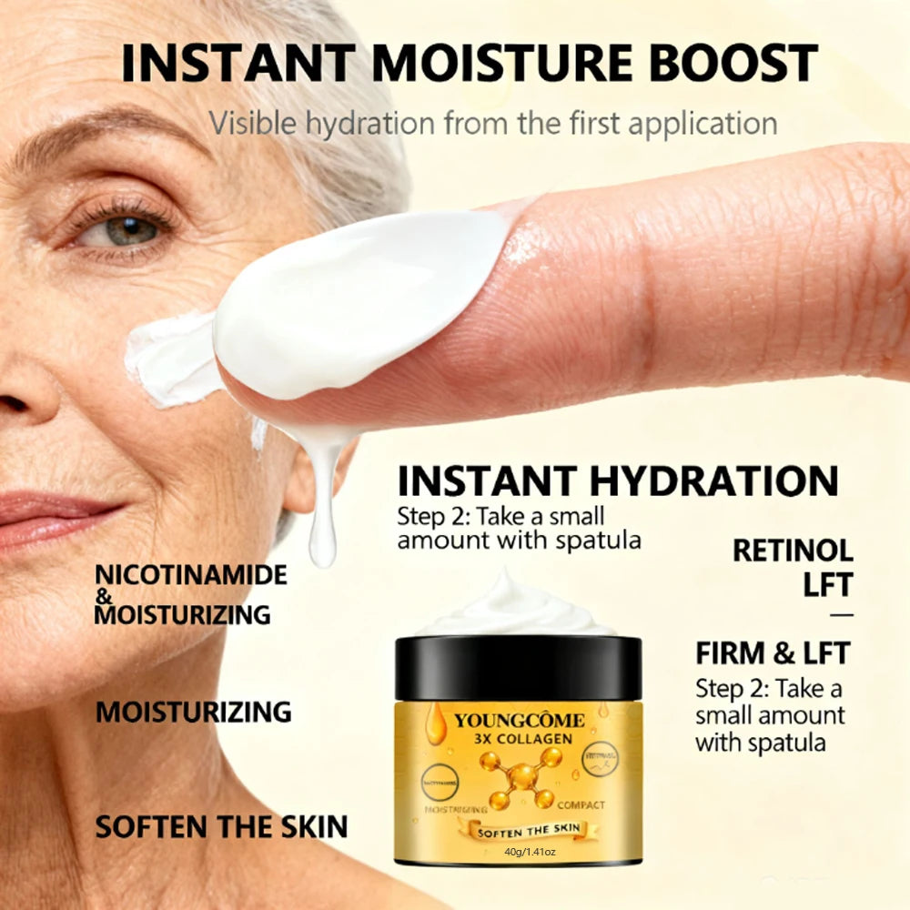 BOTAX 3X Collagen Face Cream | Niacinamide & Retinol Moisturizer Collagen Face Cream Oasis Select