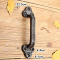Halloween Christmas Castle European retro grand garden courtyard cast iron craft door handle home decoration wall decoration Oasis Select B