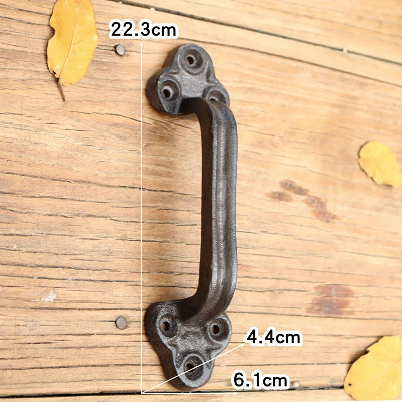 Halloween Christmas Castle European retro grand garden courtyard cast iron craft door handle home decoration wall decoration Oasis Select B