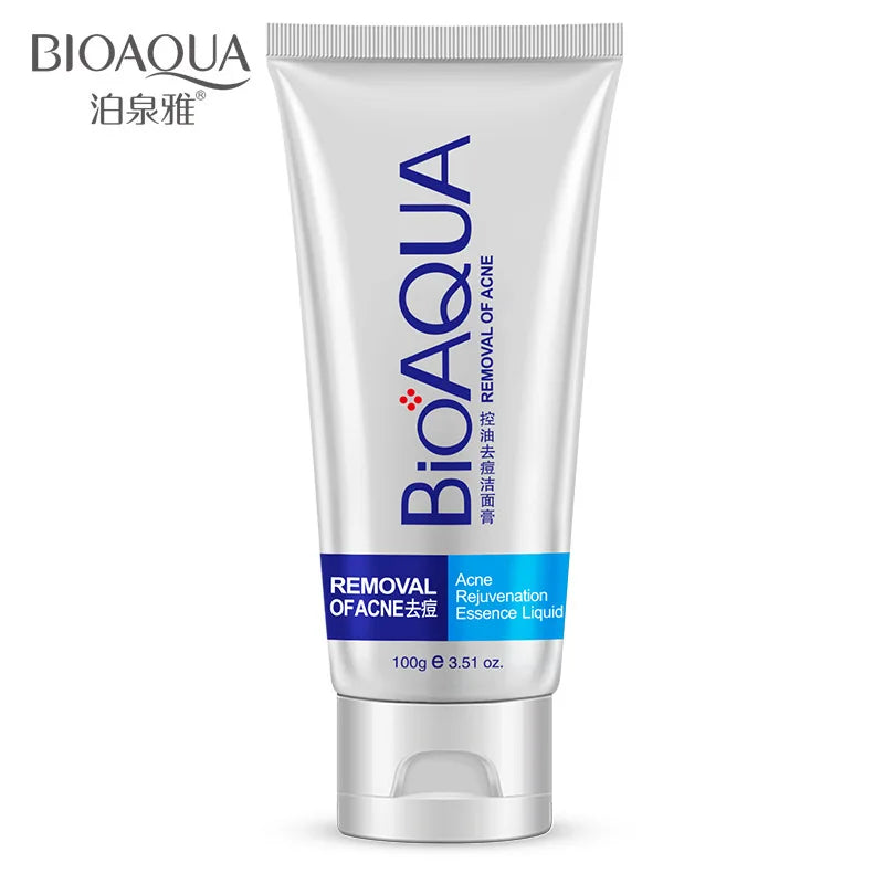 BIOAQUA Anti-Acne Foaming Face Wash – Blackhead & Wrinkle Foaming Facial Cleanser Oasis Select