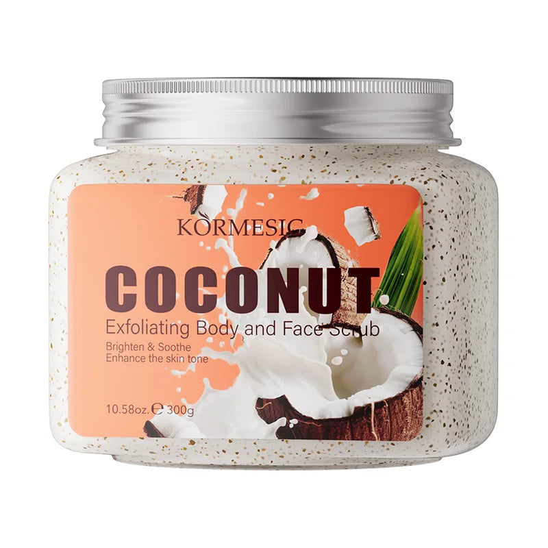 Avocado Face & Body Scrub Cream – Exfoliating Moisturizer Exfoliating Scrub Cream Oasis Select Coconut