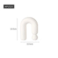 Nordic Ins Vase Ceramic Blank Decoration Living Room Home Cabinet Decoration Homestays Clothing Store Soft Decoration Home Decor Oasis Select F