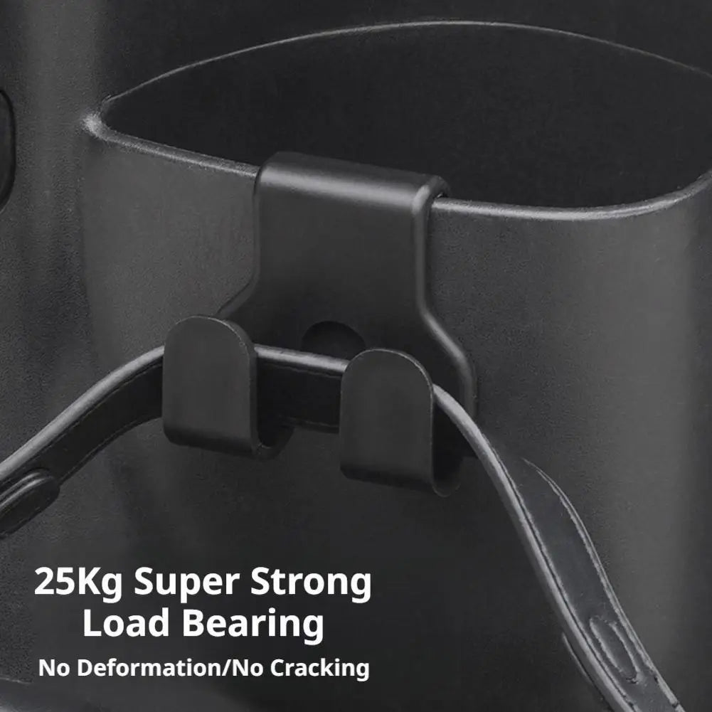 Motorcycle Helmet Hook – Snap-On Double Hanger for E-Bikes