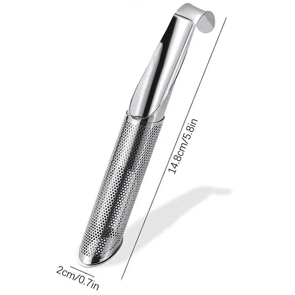 Stainless Steel Tea Infuser Wand | Loose Leaf & Coffee Strainer