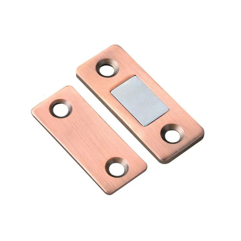 Punch Free Cabinet Catches Strong Magnetic L-shaped Closet Door Closer Ultra Thin Invisible Anti Collision Furniture Hardware Oasis Select