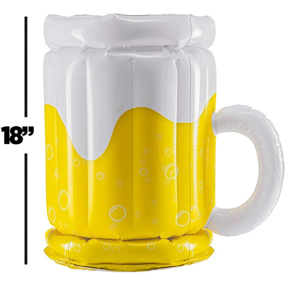 Inflatable Beer Cooler Bucket Portable Ice Bucket for Outdoor Beach Pool Party Camping Picnic Drink Cooler Picnic Supplies Oasis Select