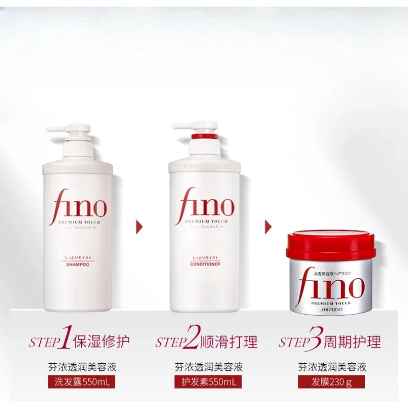 Japanese FINO/Fennex Shampoo Conditioner 550ml Fennex Hair Mask Red Oasis Select 3 pieces