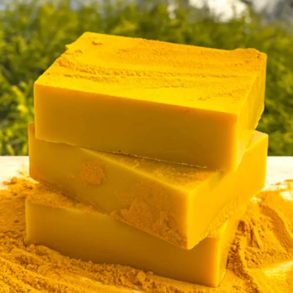 Turmeric Lemon Soap Kojic Acid Ginger Handmade Cold Soap Bath Face Soap Body Cleansers Oasis Select