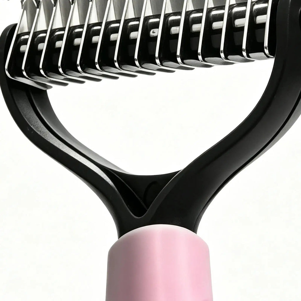 Pet Deshedding Brush Cat Comb Cleaning Hair Remover Grooming Tool for Dog and Cats De-Matting Comb Cleaning Pets Supplies Oasis Select