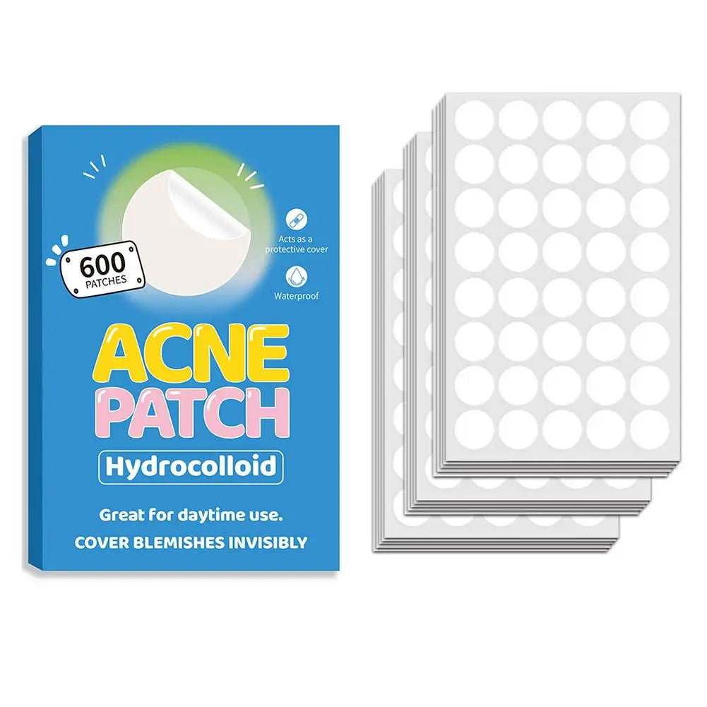 40/360/600/720 Counts Invisible Hydrocolloid Patches For Covering Zits And Blemishes, Acne Pimple Patches For Face Spot Stickers Oasis Select C