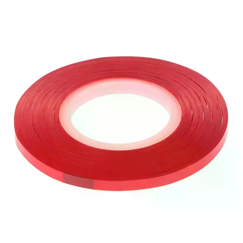 Red 1/8" Cassette Splicing & Leader Tape – PET, 33M Roll