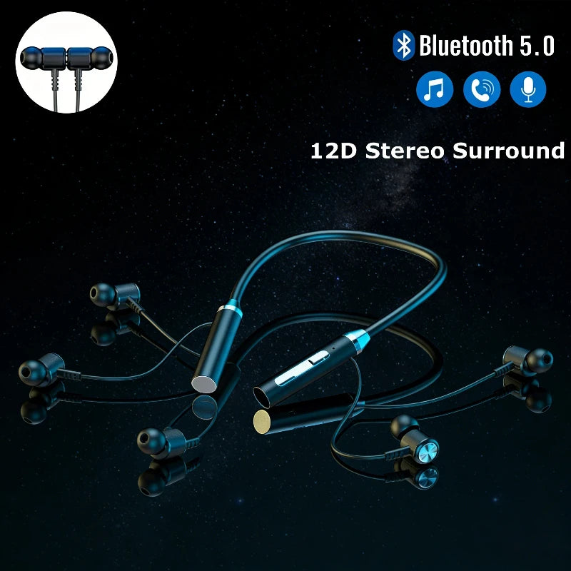 New K58 Bluetooth headset neckband magnetic headset sports running Bluetooth 5.3 headset with microphone Oasis Select