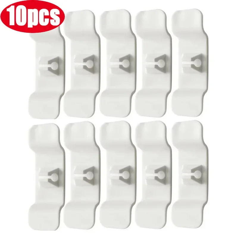 1/5/10pcs Cord Winder Cable Management Clip Cable Holder Keeper Organizer For Air Fryer Coffee Machine Kitchen Appliances Oasis Select 10PCS White