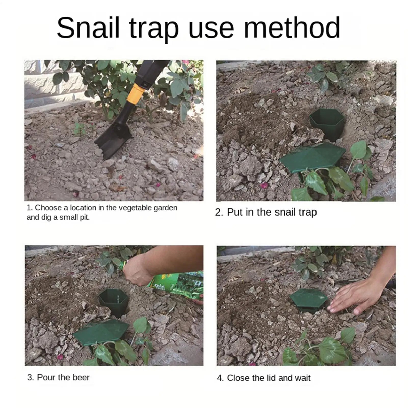 Slug Traps Garden Farm Protector Slug House Pests Reject Animal Pests Repeller Snail Trap Catcher Gintrap Tools Snail Cage Oasis Select