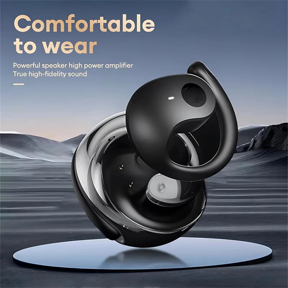 OWS Wireless Headphones Comfortable Ear Hook Touch Control Earbuds with Mic Wireless Bluetooth Headset for Phone Earphones Game Oasis Select