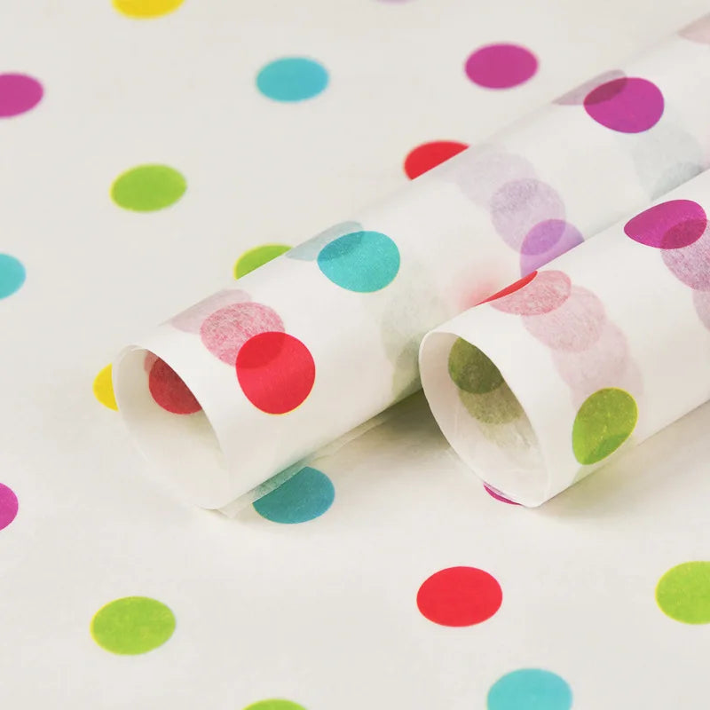 20/36 sheets Christmas wrapping paper, thin paper, DIY inner and outer wrapping paper for Christmas gifts gift protective paper Oasis Select 20Pcs polka dot
