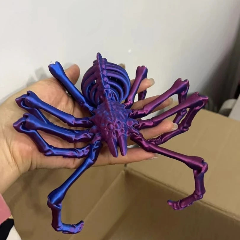 3D Printing Spider Animals Toy Realistic Colorful Spider Figurine Articulated Fidget Toy for Spider Lovers Halloween Home Decor Oasis Select