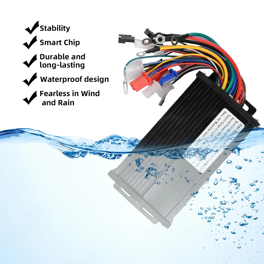 500W 36V48V60V/72V Sine Wave Controller Three-Mode Control Inverter for Ebike Scooter Accessories Oasis Select
