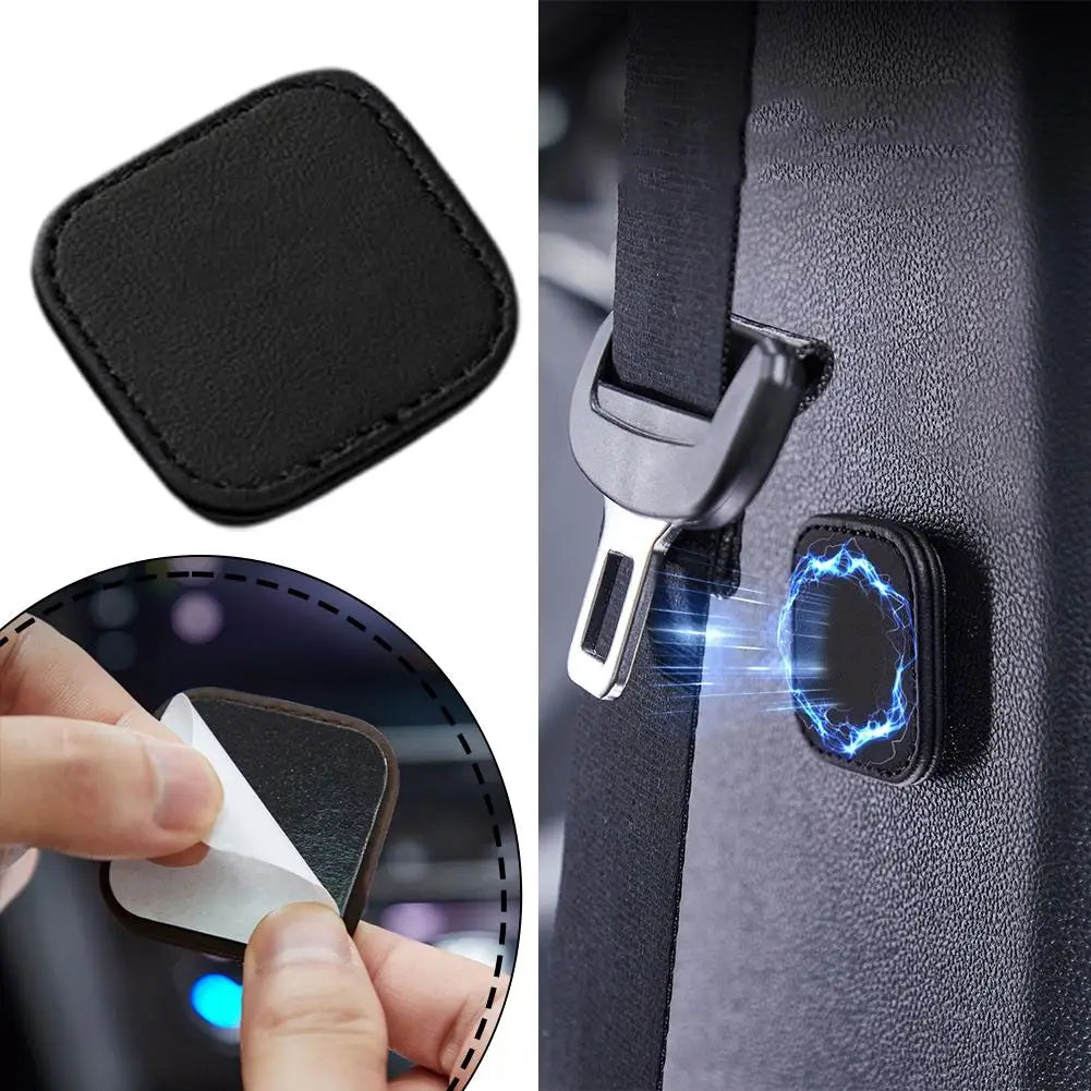 Magnetic Seat Belt Clip Holder – Aluminum Alloy Fixing Stopper