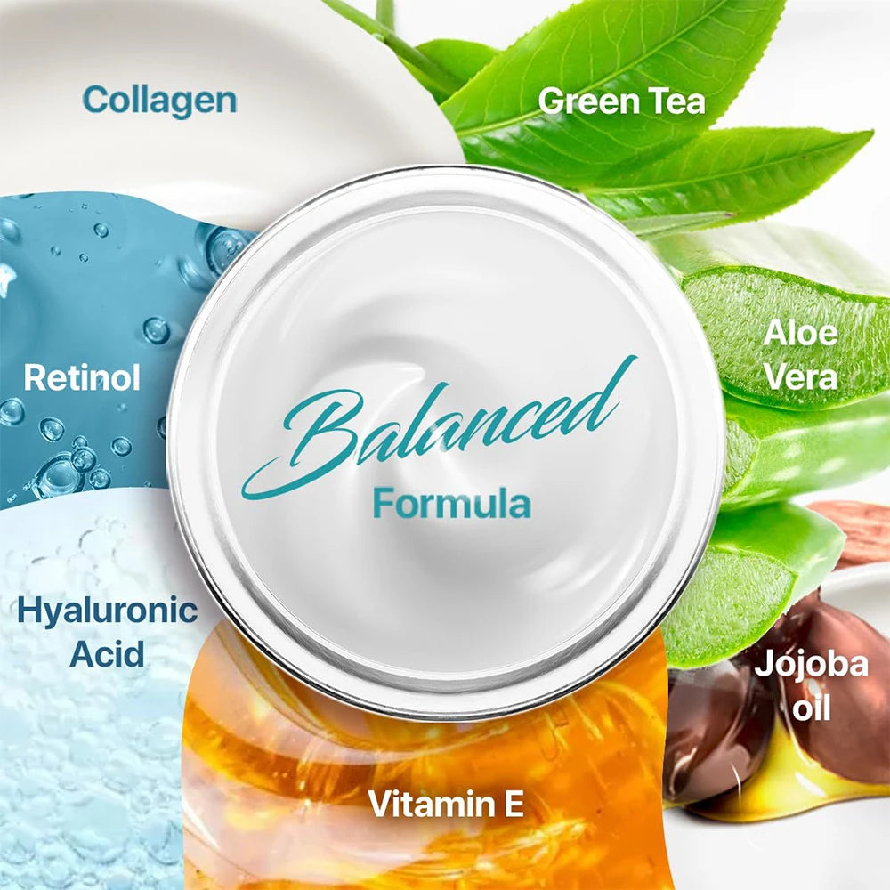 SUYARUN Retinol & Collagen Face Cream – Anti-Aging Moisturizer Anti-Aging Face Cream Oasis Select
