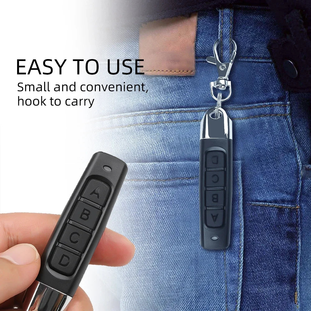 1/50pcs 433mhz Remote Control Duplicator Universal Remote key Copy Clone Replacement Garage Door Keychain 433.92Mhz Transmitter Oasis Select