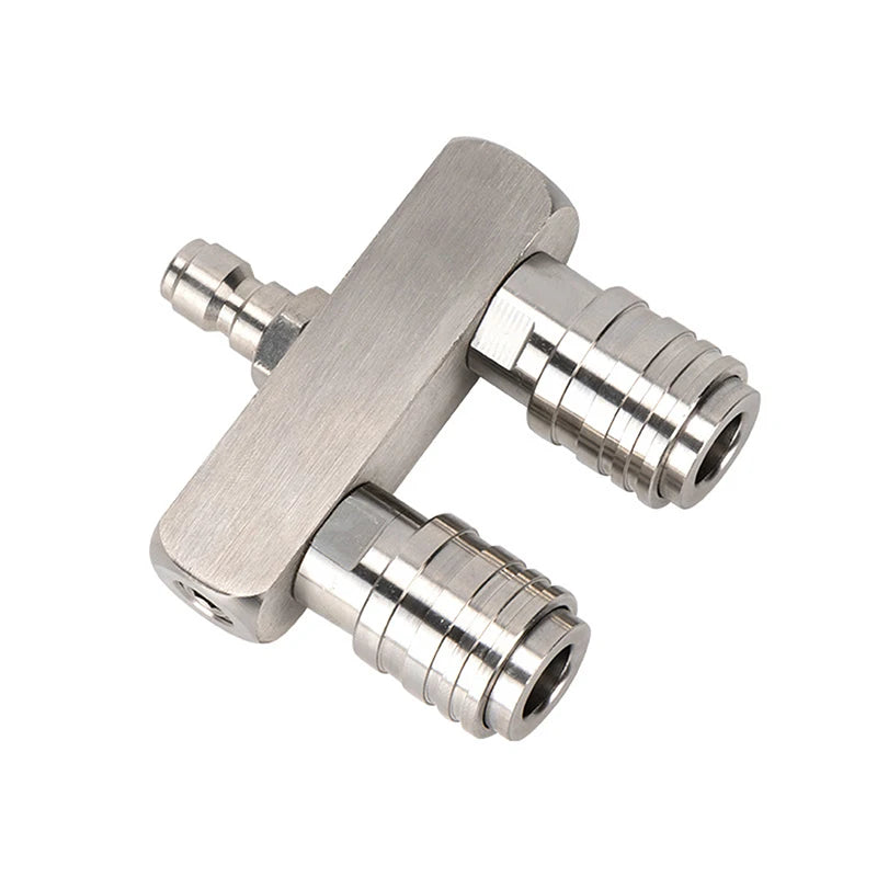 Dual Car Nozzle Adapter Rod Quick Connect Double Spray Fitting Rotating Nozzles Auto High Pressure Washer Gun Car Cleaning Tools Oasis Select