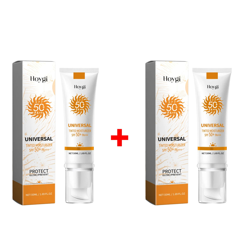 Hoygi SPF50 Sunscreen Brightening Foundation Cream 50ml Sunscreen Foundation Cream Oasis Select 2 X 50ml boxed