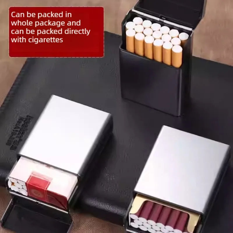 Automatic Pop-up Cigarette Box Soft Pack Protective Shell Thick Cigarette for Men and Women Extended Thin Cigarette Clip Oasis Select