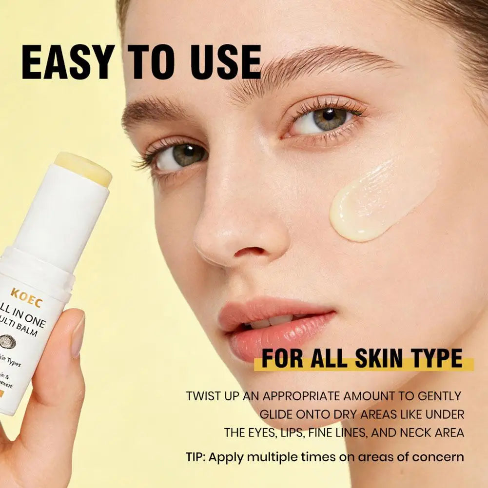 White Truffle Multi Balm Stick & PDRN Pink Collagen Volume Serum Stick Moisturizing Glowy Fade Fine Lines Finish Solid Skincare Oasis Select
