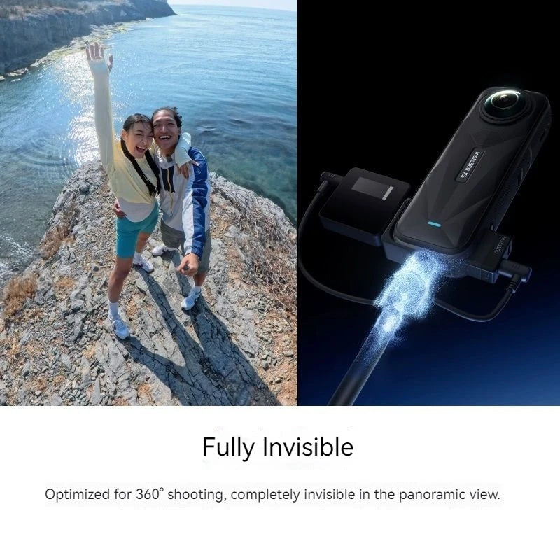 Mic Adapter for Insta360 X5/X4/X3/Ace Pro – Audio Cold Shoe