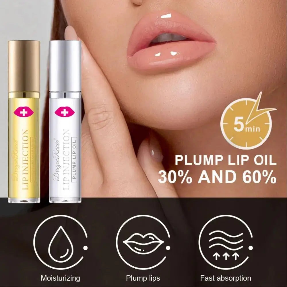 Dragon Ranee Ginger Lip Plumper Oil – Hydrating Roll-On Gloss