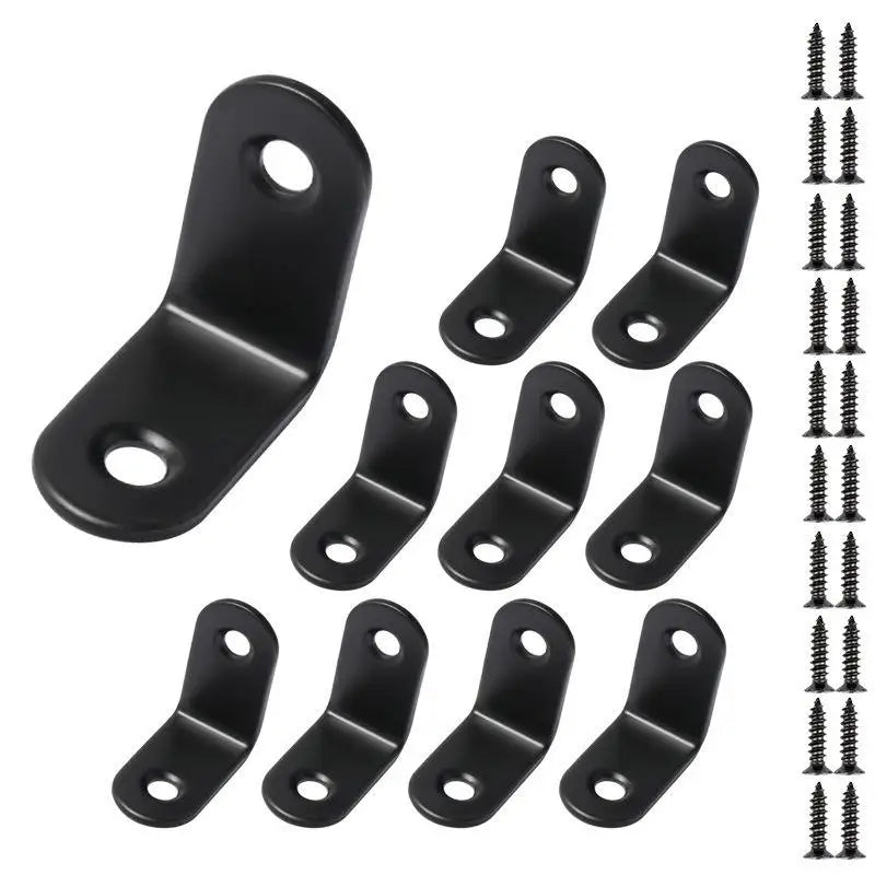 Stainless Steel Angle Bracket, Right Shelf Support, Corner Bracket, 90 ° Furniture, L or I Shape, 10 Pcs, 20Pcs Oasis Select 20pcs 30x30