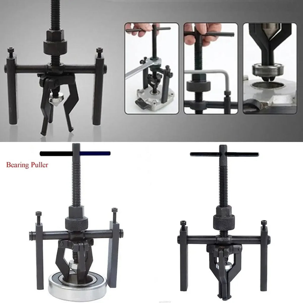 3-jaw Inner Bearing Extractor Remover Puller Duty Automotive Machine Tool Kit Repair Bearings Tools for Motorcycles Car Oasis Select