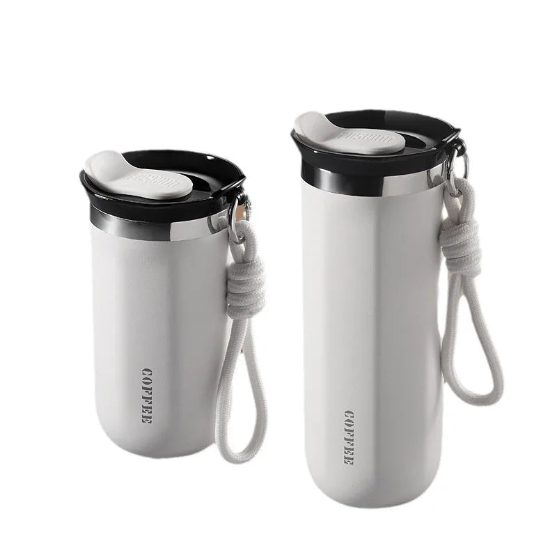 350/500ml Vacuum Insulated Coffee Mug, Double-wall Stainless Steel Travel Tumbler, Office Portable Cold Coffee Cup Gift Cup Oasis Select
