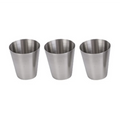 4Pcs 30ml Stainless Steel Shot Glasses with Leather Case Outdoor Hiking Gear Stackable Cup Camping Sets Portable Drink-ware Cup Oasis Select 3cup 30ml