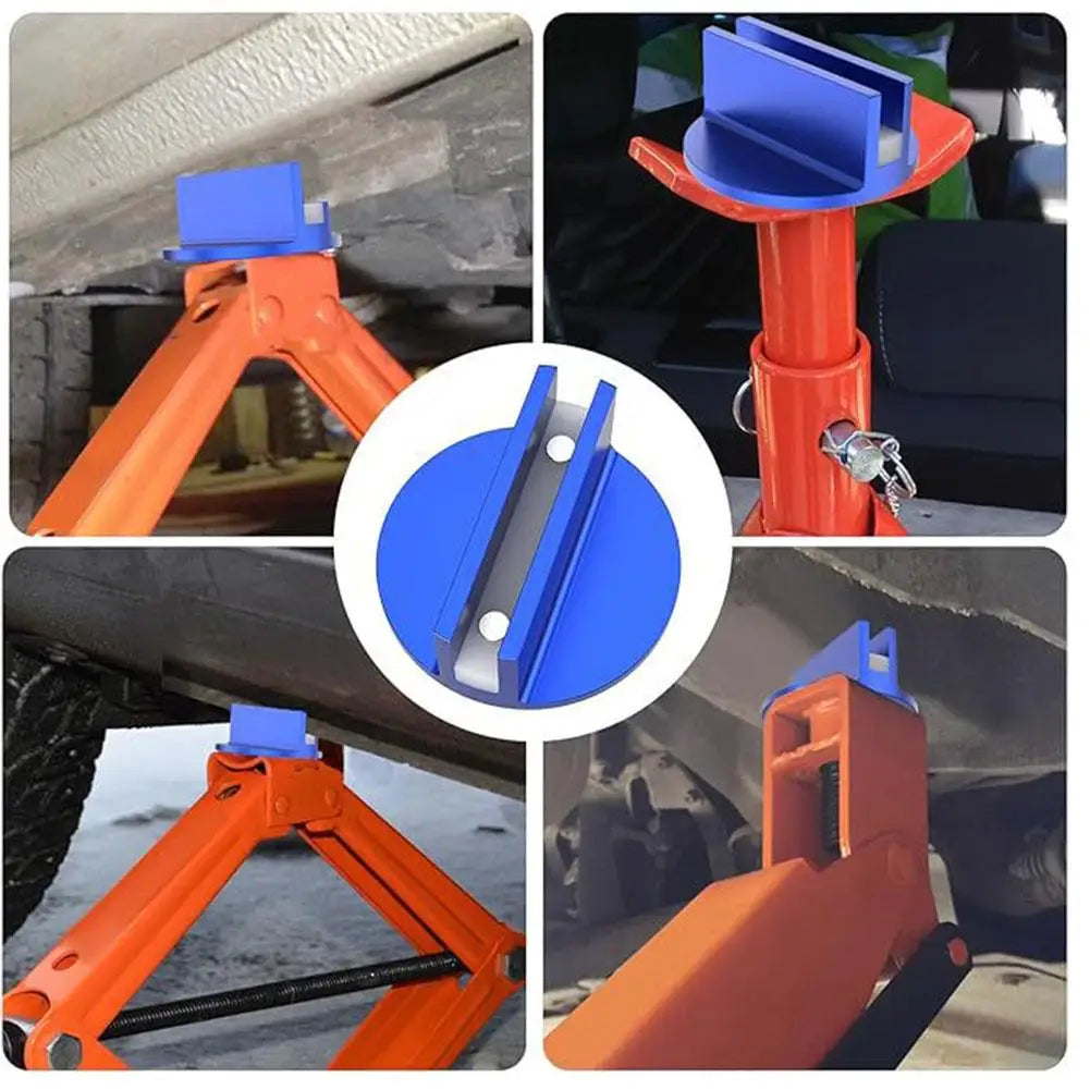 Magnetic Pinch Weld Jack Pad – Aluminum Grooved Jacking Puck Vehicle Jack Adapter Oasis Select