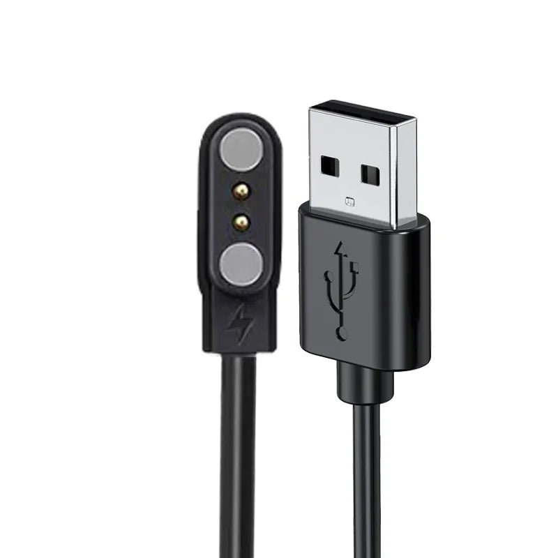 Smartwatch USB Charging Cable – 2-Pin & 4-Pin Dock Charger Smartwatch Charger Cable Oasis Select I6-C