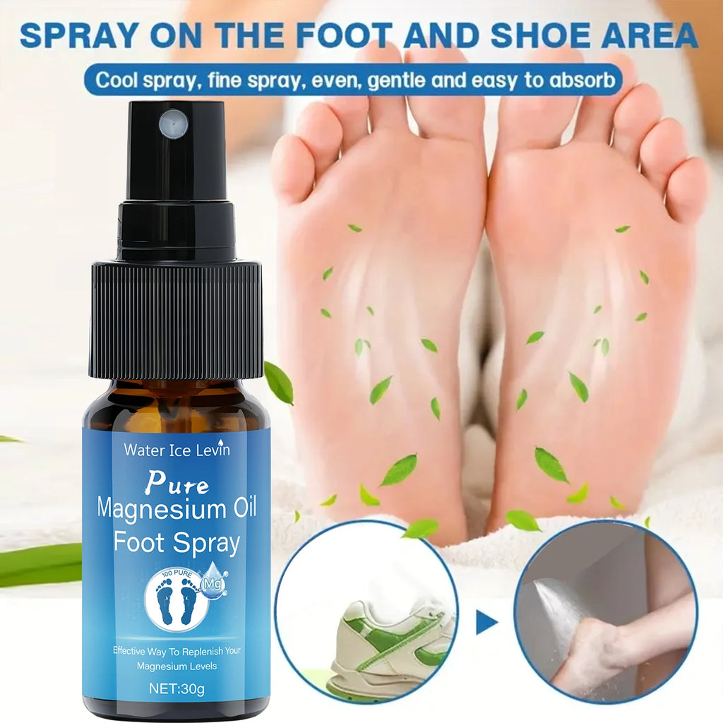 Magnesium Oil Foot Spray with Vitamin E – Smooth & Moisturized Foot Care Spray Oasis Select