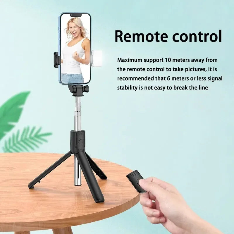 360 Rotation Selfie Stick Toneof Tripod Photo Pole Multi Mode Camera Material Retractable And Mini Cell Phone Selfie Artifact Oasis Select