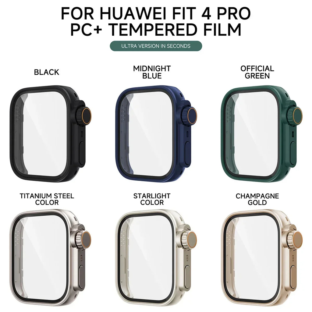 Huawei Watch Fit 4 / Fit 4 Pro Case & Screen Protector Cover Smartwatch Case Cover Oasis Select