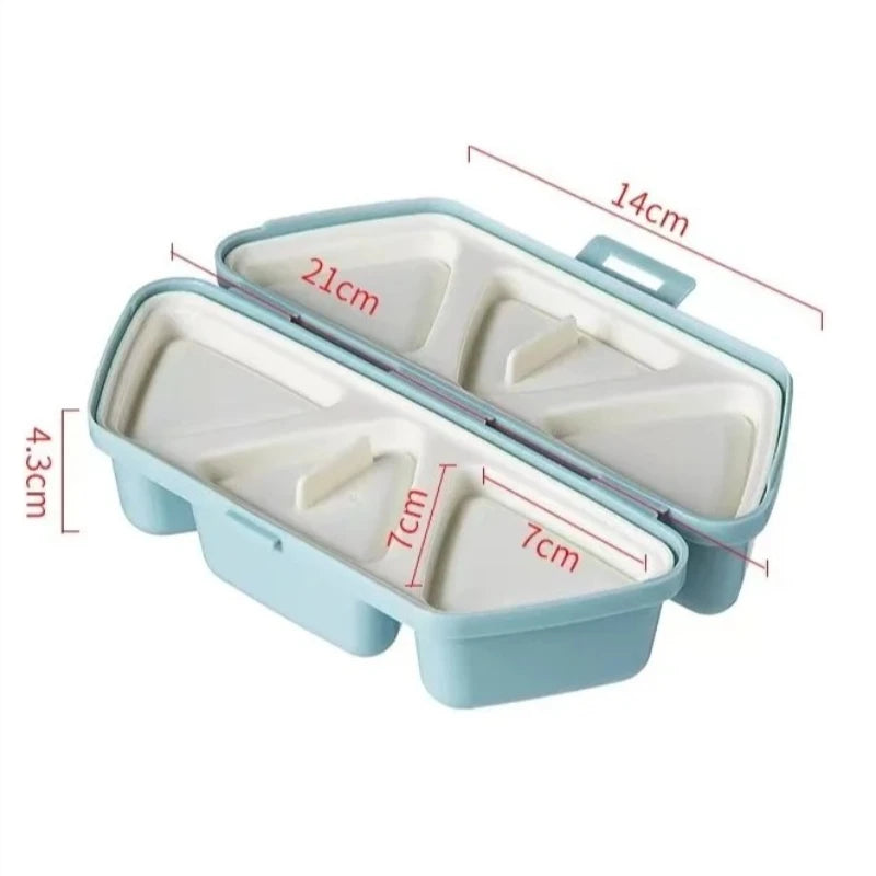 Japanese Triangle Six in One Mold Rice and Vegetable Roll Portable Outdoor Sushi Picnic Lunch Box DIY Tool Oasis Select
