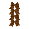 4-Pack Velvet Christmas Tree Bows – DIY Wreath Ribbon Décor