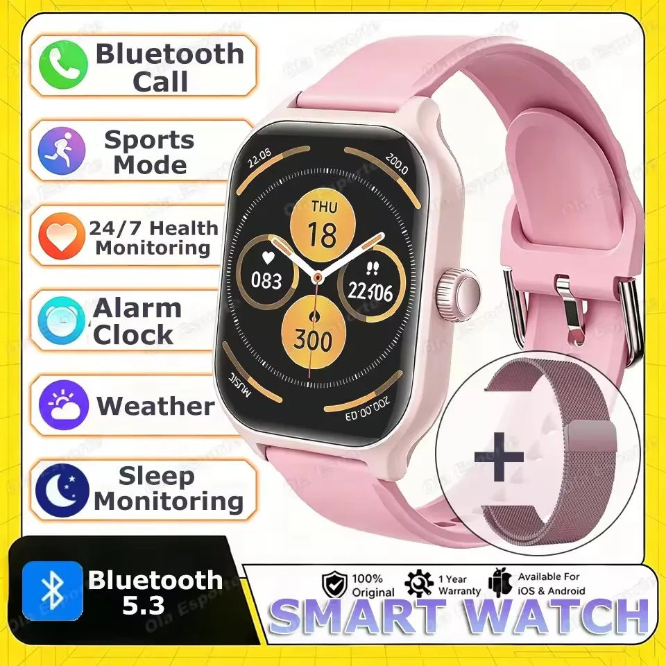 Ola Esporte 2.01" Smart Watch – Bluetooth Calls & Fitness Tracker Smart Watch Oasis Select Pk20Milan 1