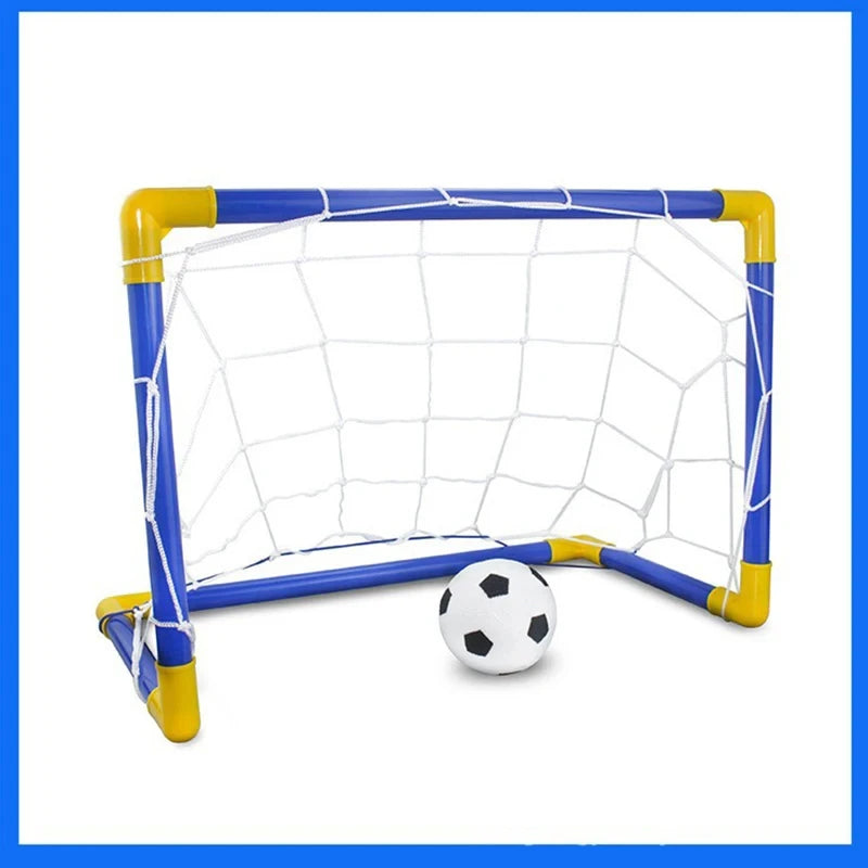 Portable Micro Soccer Goal Set, Complete Outdoor Beach Training Equipment with Net Pump Ball, Lightweight Indoor Kids Sports Toy Oasis Select