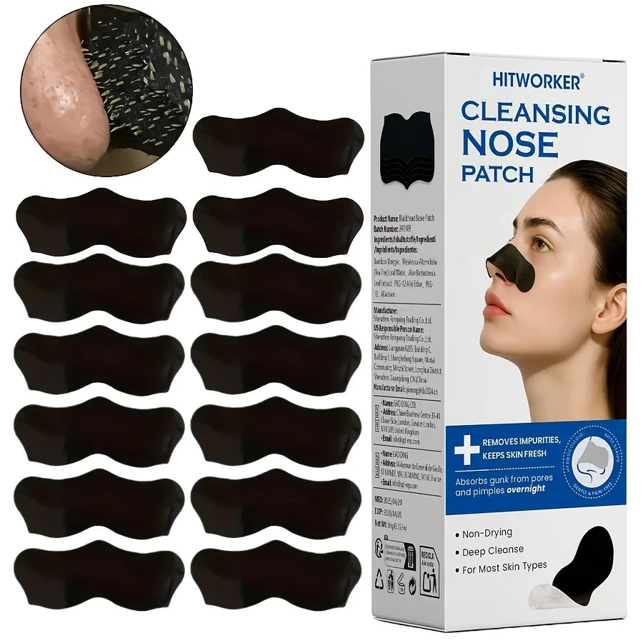 10pcs Deep Cleansing Nose Strips - Hypoallergenic, Rosemary Scented, for All Light Beige Types, Unisex Adult Facial Pore Cleansi Oasis Select
